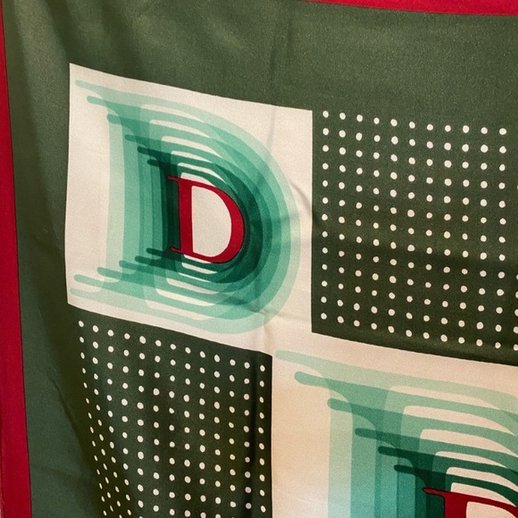 Christian Dior Scarf 30 1/2 by 301/2 - Picture 2 of 8